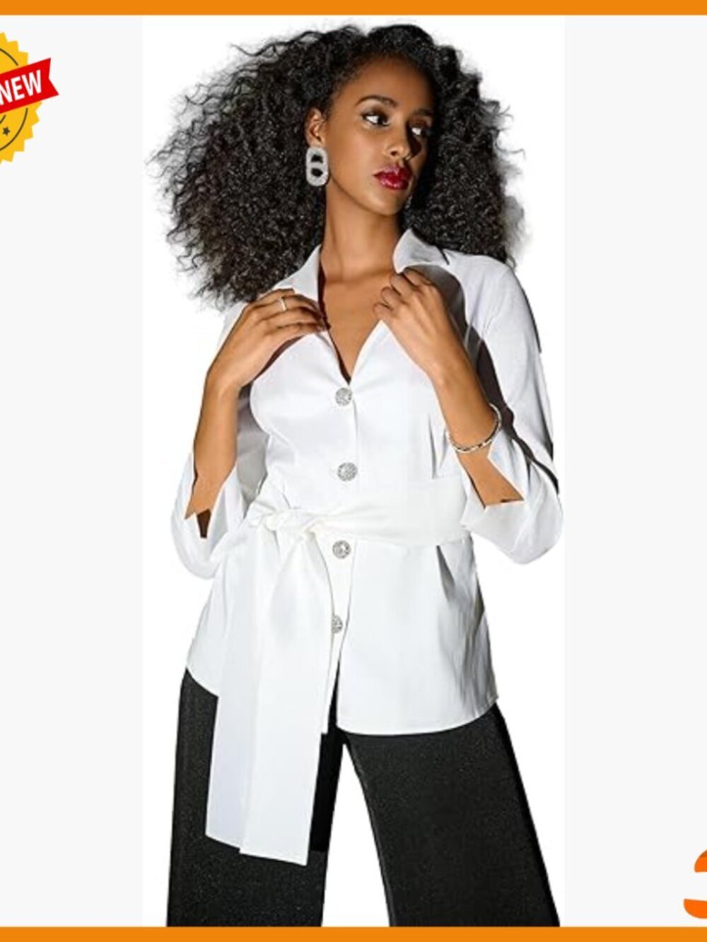 Stretch Taffeta Fitted Blouse, Elegant Top, Canadian-Made Luxury